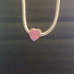 Pink Charm for braclets